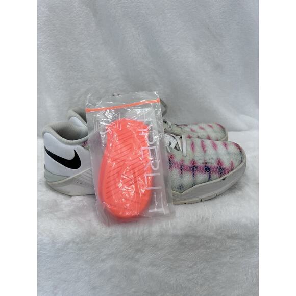 Nike Metcon 5 AMP White Tie Dye Pale Run Casual Low AT3149-101 womens size 11 - Picture 15 of 16